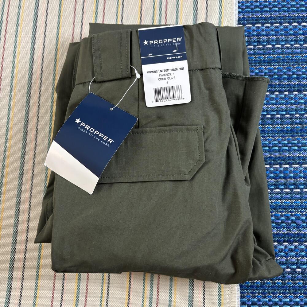 NEW Propper Pants Womens 4 Green Line Duty Cargo CDCR Olive Workwear Uniform